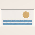 Sun Wave - Seascape Abstract  Desk Mat Gallery Image 3