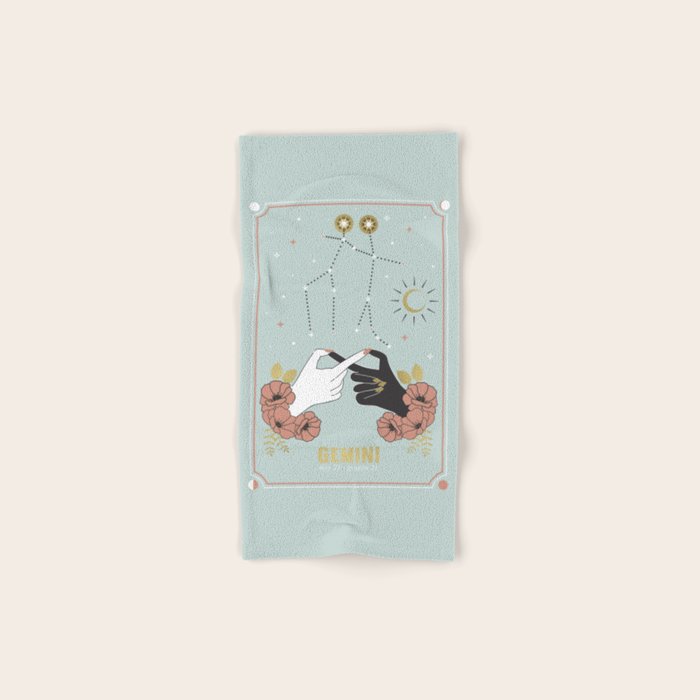 Gemini Zodiac Series Towels Gallery Image 1