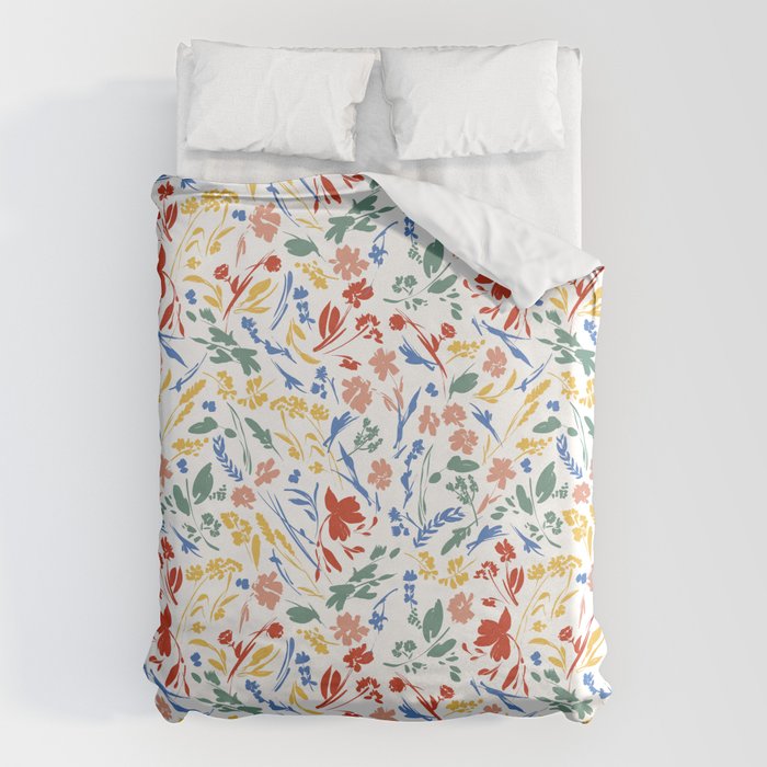 Wild colorful flowery meadow Duvet Cover Gallery Image 6