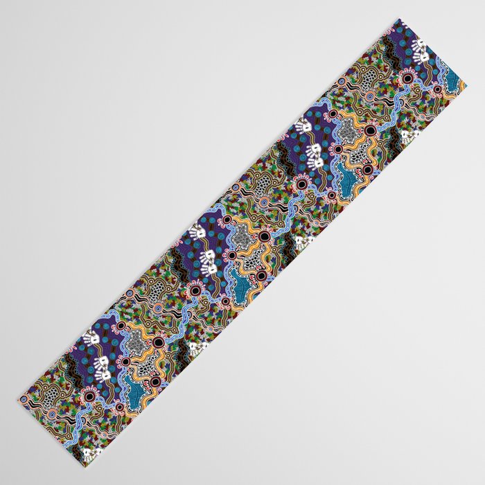 Authentic Aboriginal Art - Discovering Your Dreams Table Runner Gallery Image 3