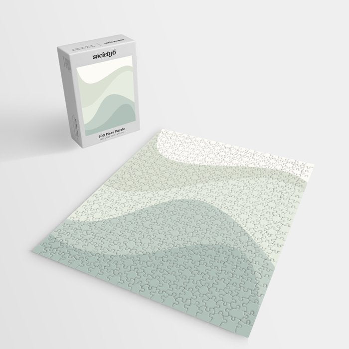 Abstract Color Waves XXXV Jigsaw Puzzle Gallery Image 2