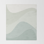 Abstract Color Waves XXXV Throw Blanket Gallery Image 2