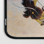 âBucking Horseâ Western Vintage Art Laptop Sleeve Gallery Image 3