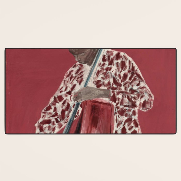 The Double Bassist Desk Mat Gallery Image 3