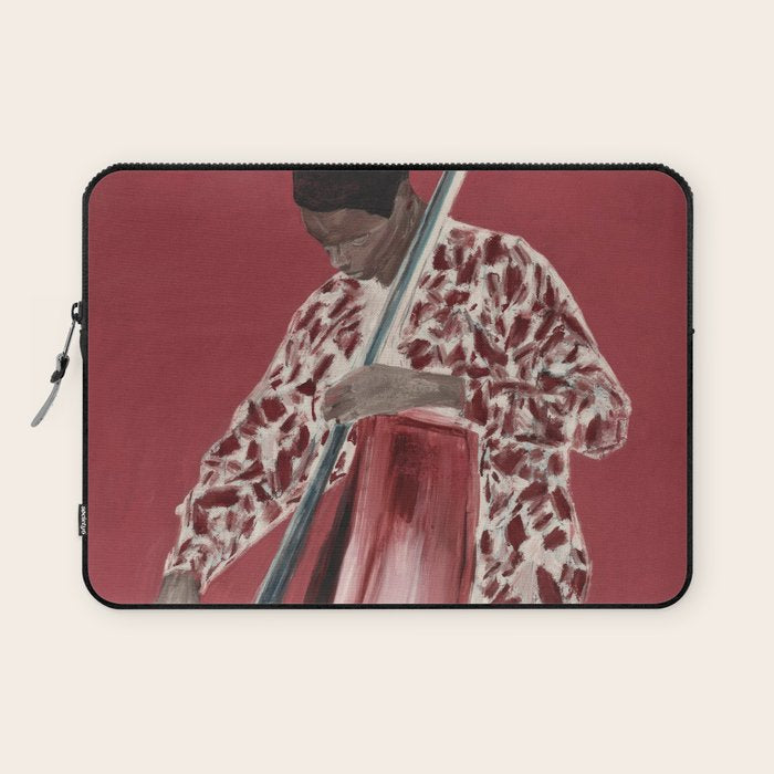 The Double Bassist Laptop Sleeve Gallery Image 1
