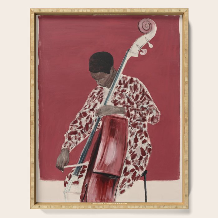 The Double Bassist Serving Tray Gallery Image 1