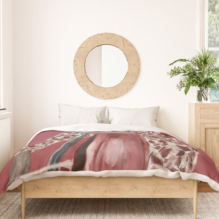 The Double Bassist Duvet Cover Gallery Image 3