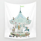 little carousel Wall Tapestry Gallery Image 4