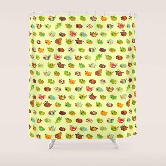 Caterpillar Shower Curtain Gallery Image 1