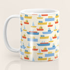 Boats pattern Coffee Mug Gallery Image 3