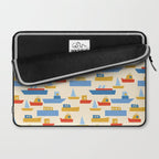 Boats pattern Laptop Sleeve Gallery Image 2