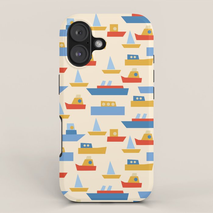 Boats pattern iPhone Case Gallery Image 1