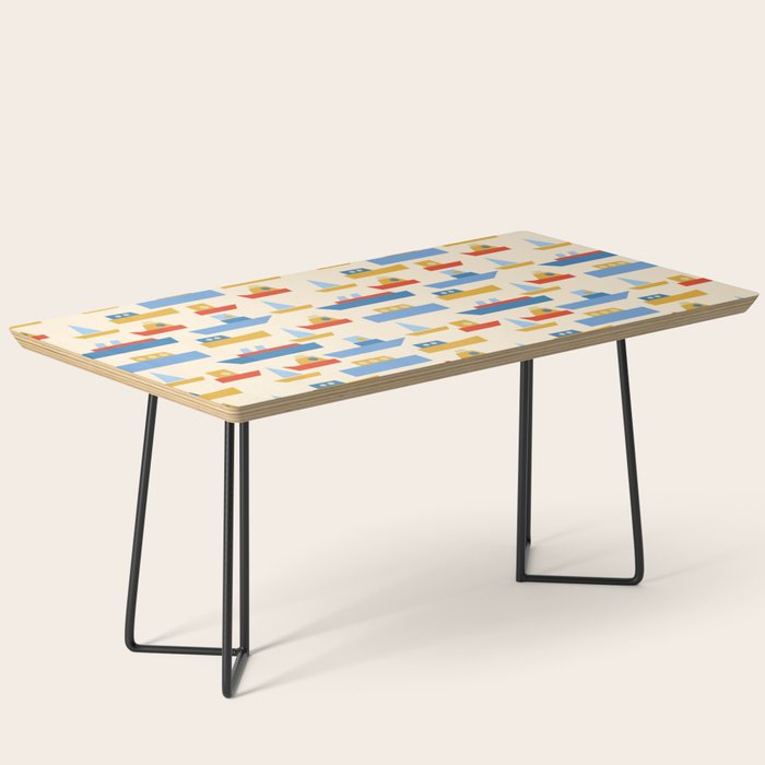 Boats pattern Coffee Table Gallery Image 1