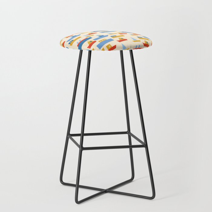 Boats pattern Stool Gallery Image 1