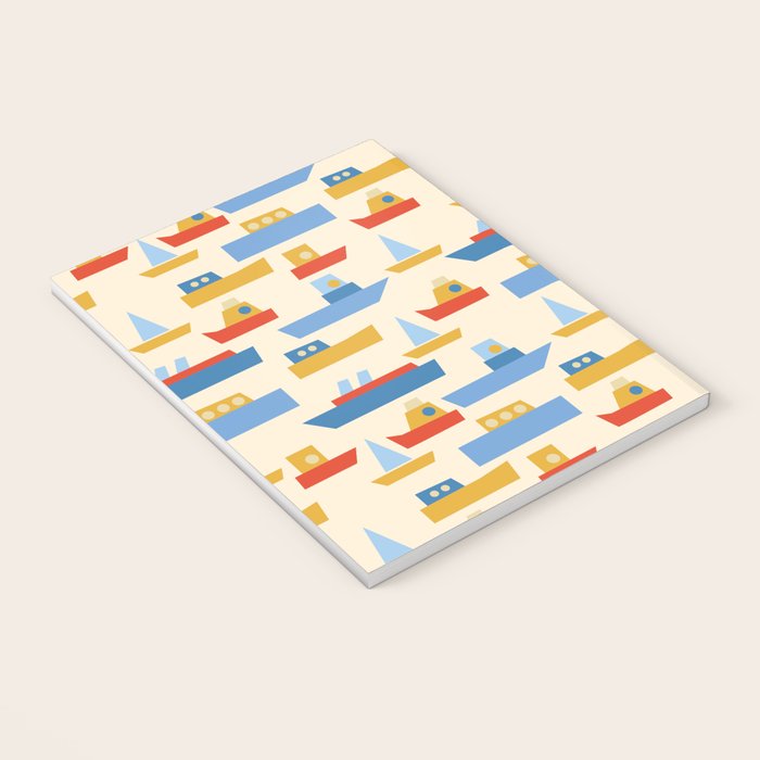 Boats pattern Notebook Gallery Image 3
