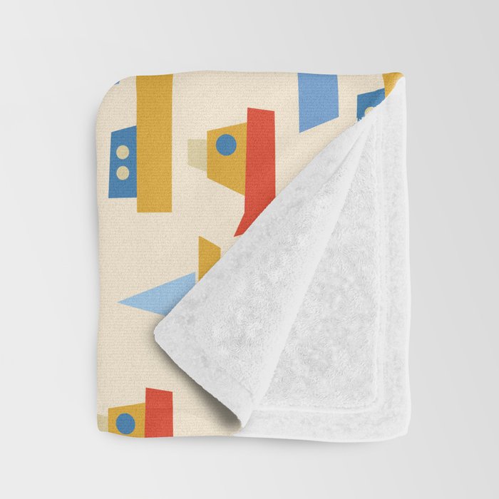 Boats pattern Throw Blanket Gallery Image 3