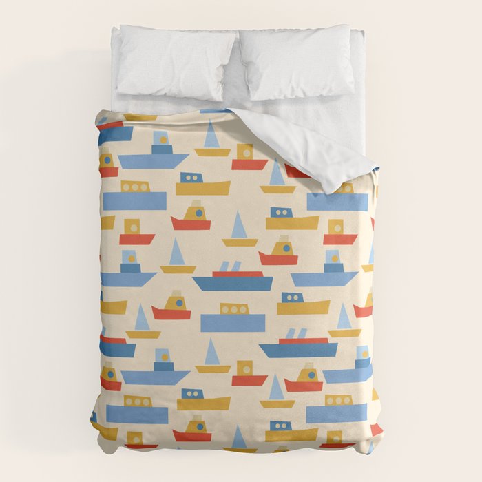 Boats pattern Duvet Cover Gallery Image 6