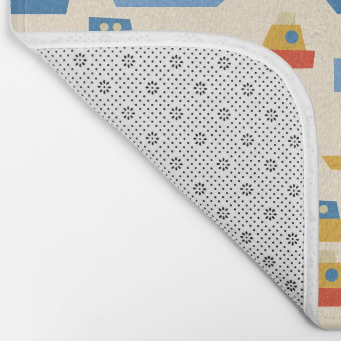 Boats pattern Bath Mat Gallery Image 2
