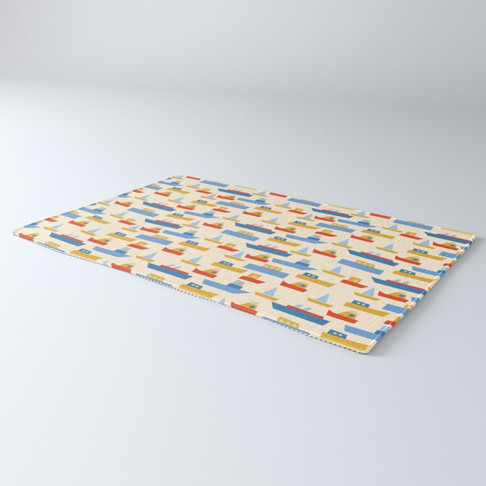 Boats pattern Rug Gallery Image 3