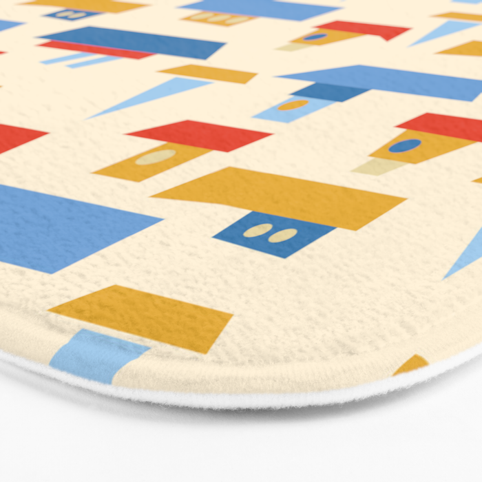 Boats pattern Bath Mat Gallery Image 3