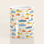 Boats pattern Coffee Mug Gallery Image 4