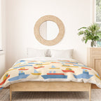 Boats pattern Duvet Cover Gallery Image 3