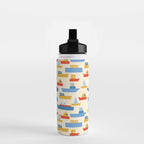 Boats pattern Water Bottle Gallery Image 2