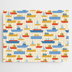 Boats pattern Jigsaw Puzzle Gallery Image 1
