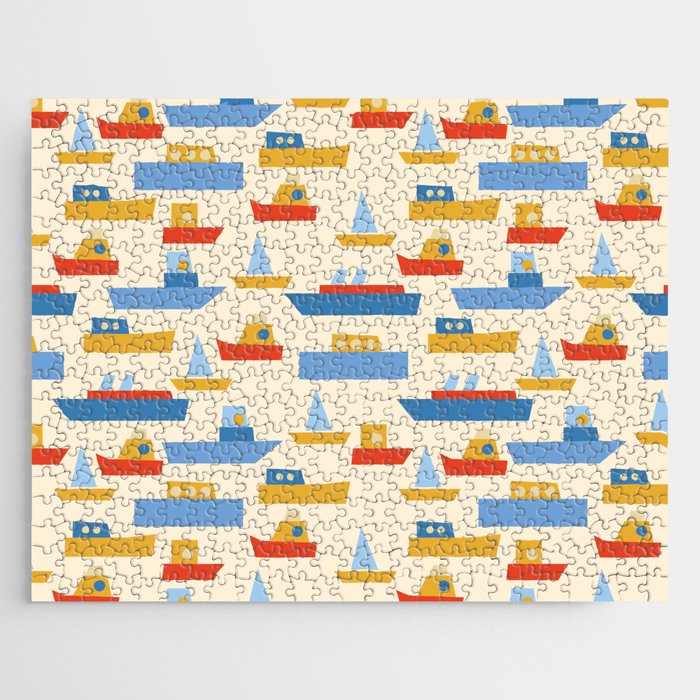 Boats pattern Jigsaw Puzzle Gallery Image 1