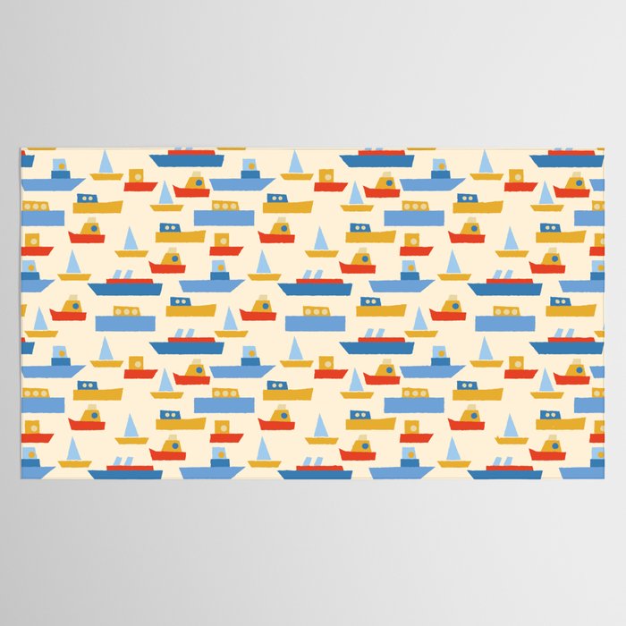 Boats pattern Tablecloth Gallery Image 2