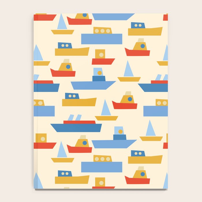 Boats pattern Notebook Gallery Image 4