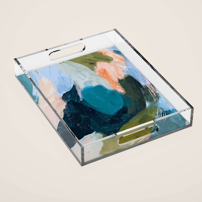 Joy In The Waiting | Abstract Acrylic Tray Gallery Image 1