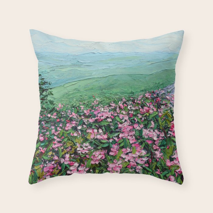 Azalea Ridge Throw Pillow Gallery Image 6