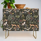 Enchanted Magical Midnight Forest Animals II Credenza Gallery Image 1