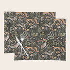 Enchanted Magical Midnight Forest Animals II Placemat Gallery Image 1