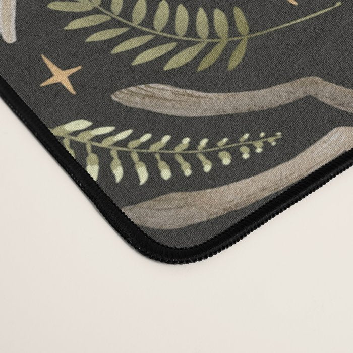 Enchanted Magical Midnight Forest Animals II Desk Mat Gallery Image 4