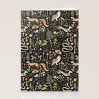 Enchanted Magical Midnight Forest Animals II Stationery Card Gallery Image 2