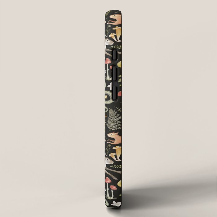 Enchanted Magical Midnight Forest Animals II iPhone Case Gallery Image 2