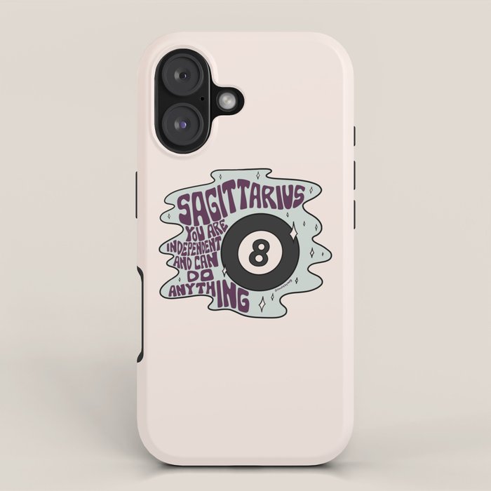 Sagittarius Magic 8 Ball iPhone Case Gallery Image 1