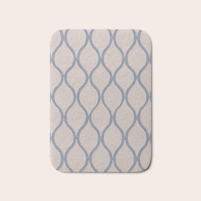 Elegant Sway Pattern Bath Mat Gallery Image 1
