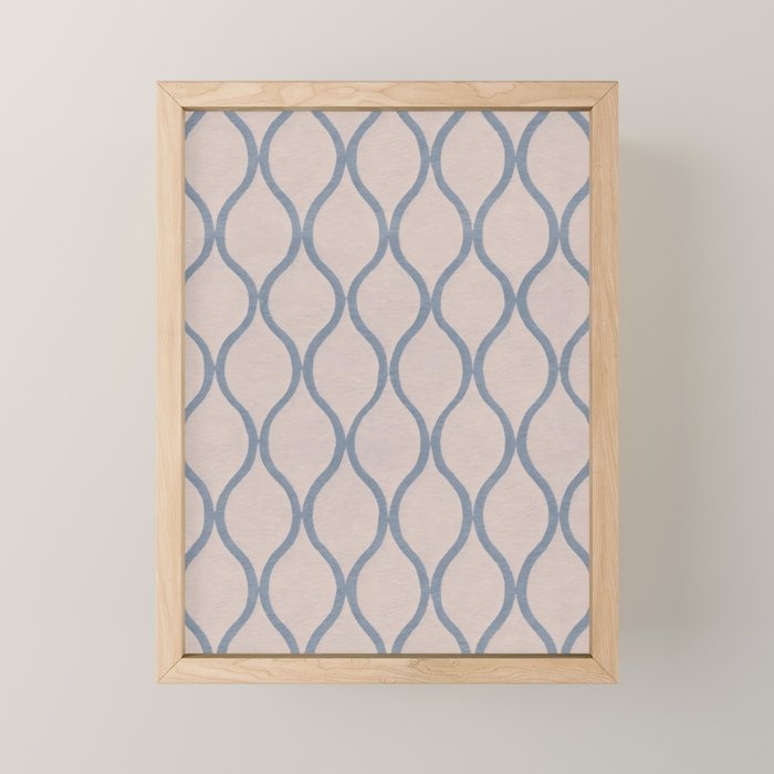 Elegant Sway Pattern Mini Art Print Gallery Image 1