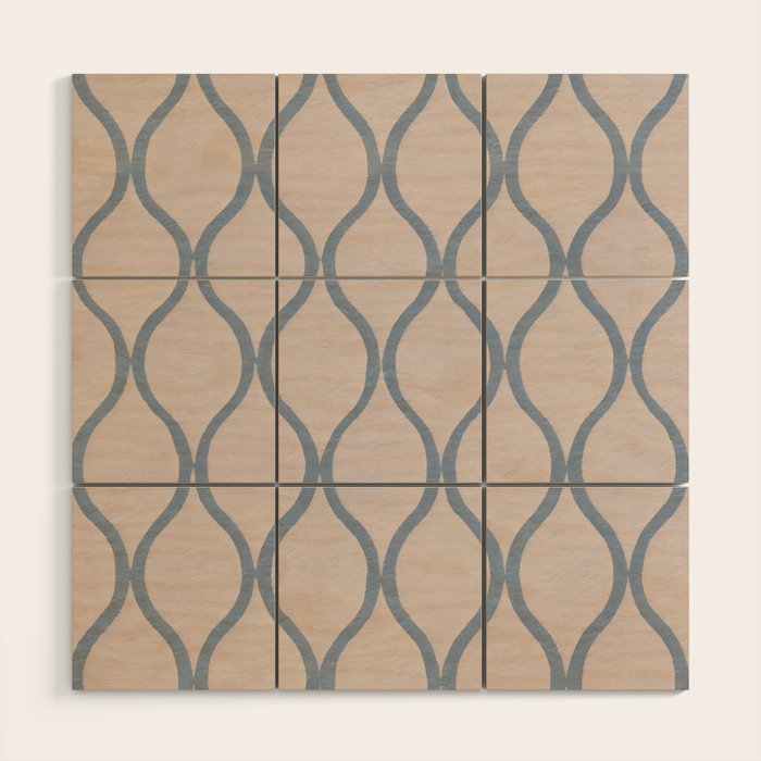 Elegant Sway Pattern Wood Wall Art Gallery Image 1