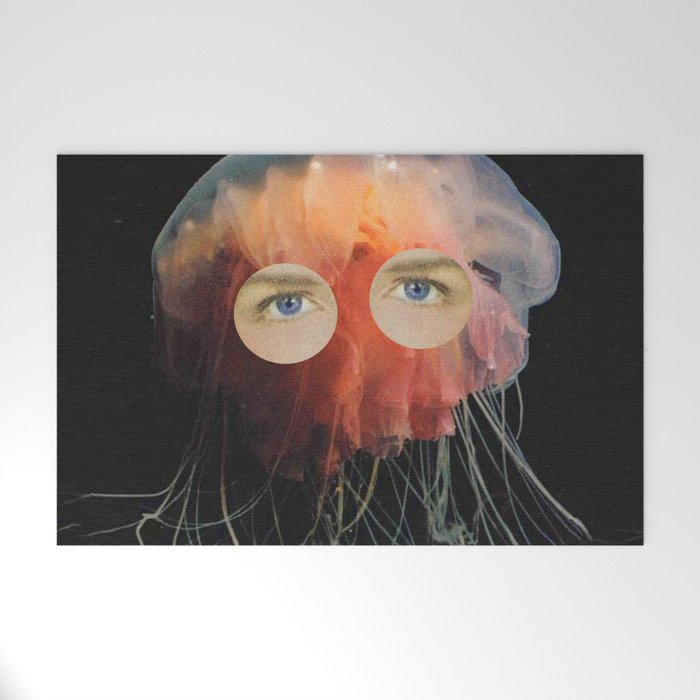 A (very) Jelly Fish Welcome Mat Gallery Image 1