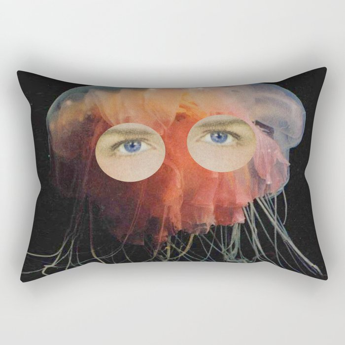A (very) Jelly Fish Rectangular Pillow Gallery Image 2