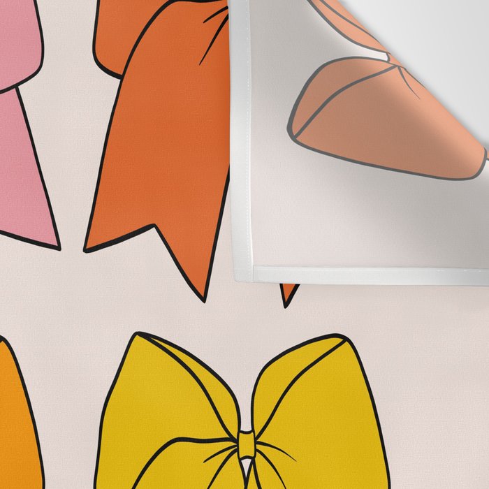 Rainbow Bows Wall Tapestry Gallery Image 3