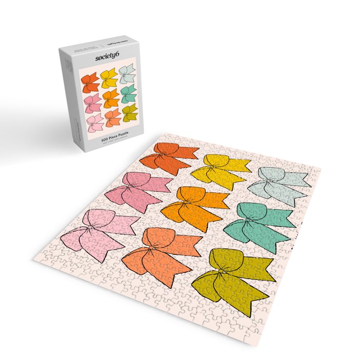 Rainbow Bows Jigsaw Puzzle Gallery Image 2