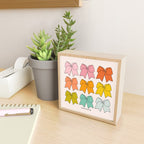 Rainbow Bows Mini Art Print Gallery Image 2