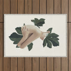 natural beauty-collage Outdoor Rug Gallery Image 1