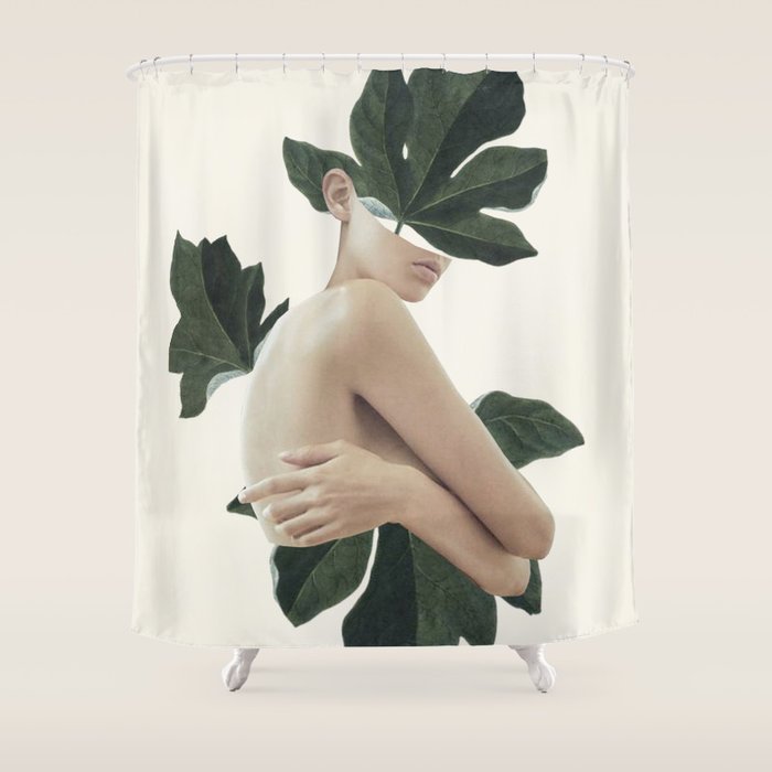 natural beauty-collage Shower Curtain Gallery Image 1