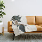 natural beauty-collage Throw Blanket Gallery Image 1
